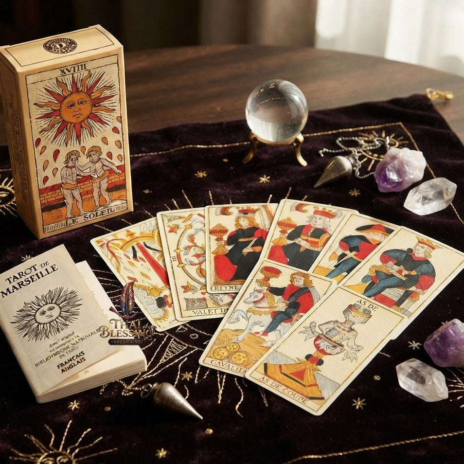 ✨ Français Oracle des Ducale French Tarot Cards: Un Outil Précieux pour la Divination et la Guidance Spirituelle Board Game Thai Blessing Co By RURUECHA