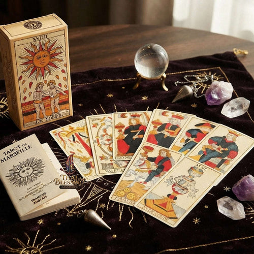 ✨ Français Oracle des Ducale French Tarot Cards: Un Outil Précieux pour la Divination et la Guidance Spirituelle Board Game Thai Blessing Co By RURUECHA
