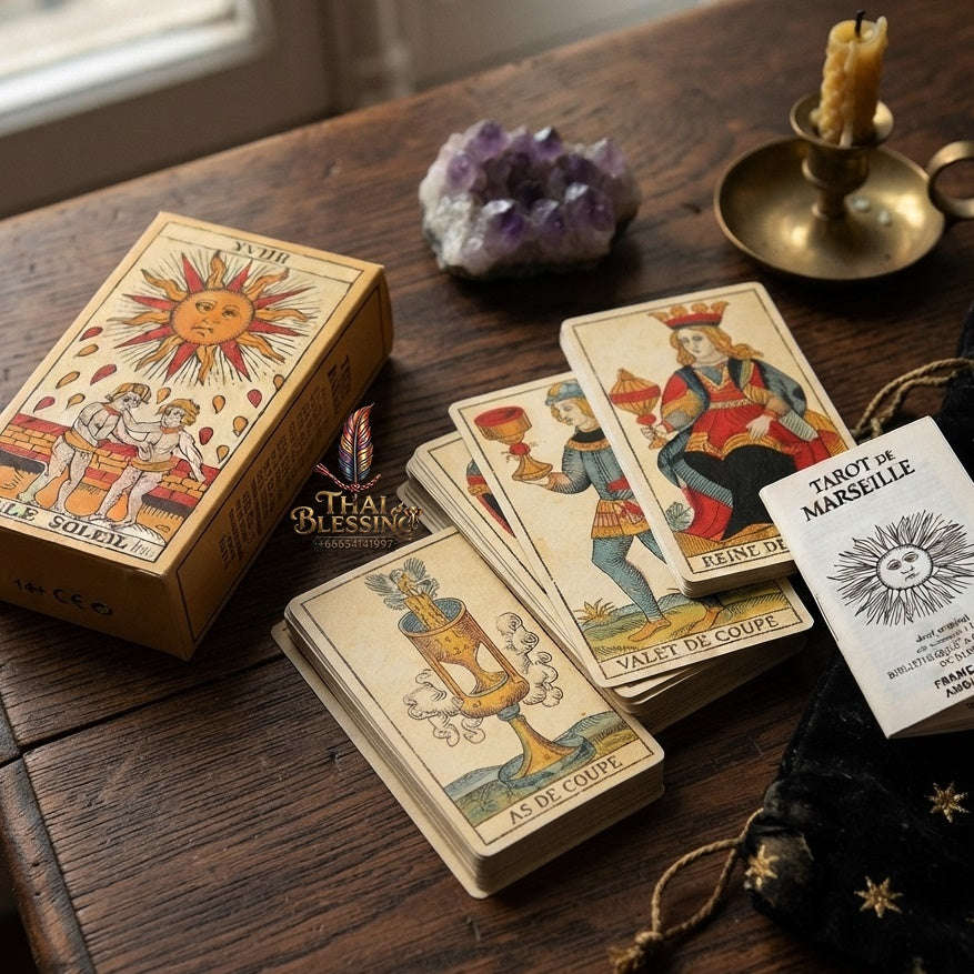 ✨ Français Oracle des Ducale French Tarot Cards: Un Outil Précieux pour la Divination et la Guidance Spirituelle Board Game Thai Blessing Co By RURUECHA