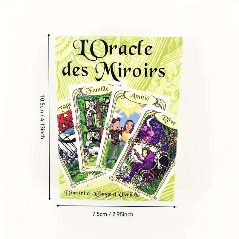 🔮 Français Oracle des Miroirs﻿ – French Oracle Deck for Intuitive Spiritual Guidance and Divination