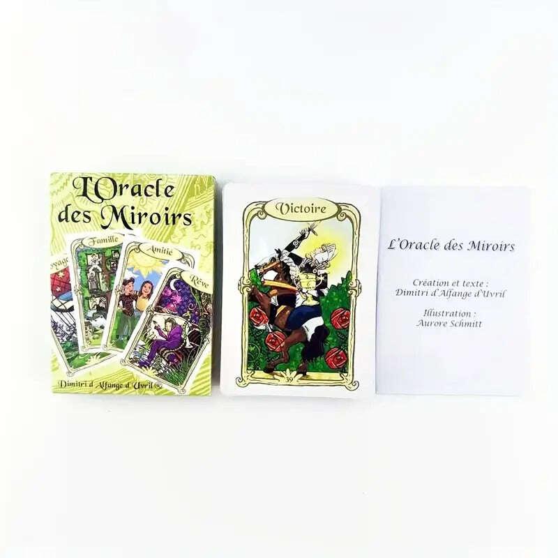🔮 Français Oracle des Miroirs﻿ – French Oracle Deck for Intuitive Spiritual Guidance and Divination