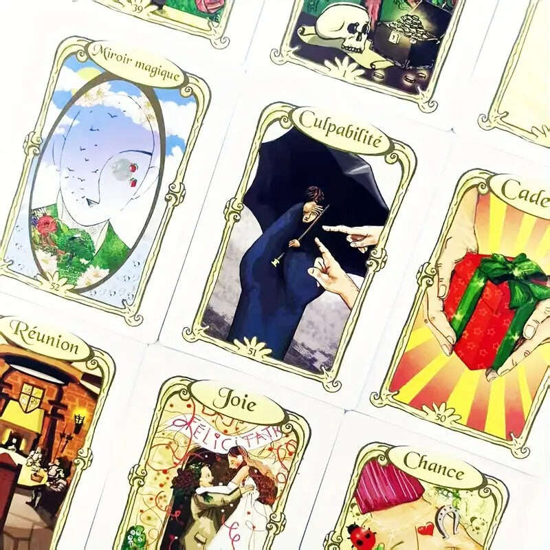 🔮 Français Oracle des Miroirs﻿ – French Oracle Deck for Intuitive Spiritual Guidance and Divination