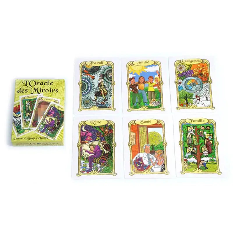 🔮 Français Oracle des Miroirs﻿ – French Oracle Deck for Intuitive Spiritual Guidance and Divination