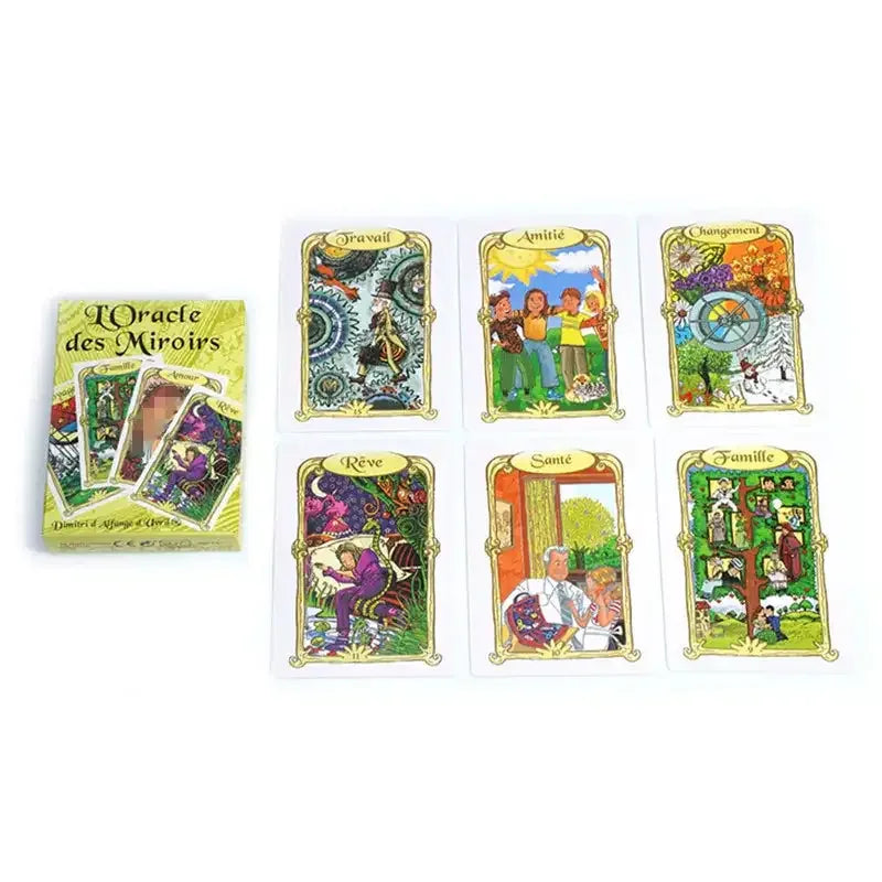 🔮 Français Oracle des Miroirs﻿ – French Oracle Deck for Intuitive Spiritual Guidance and Divination