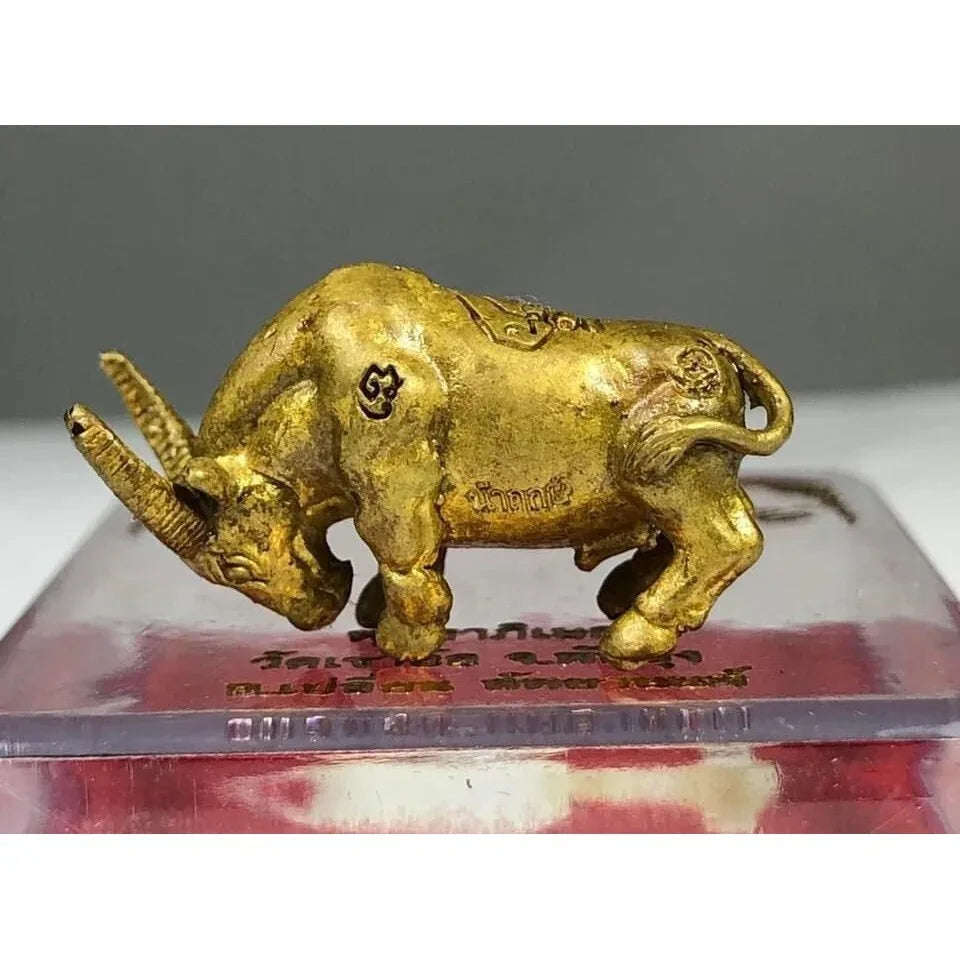 Full Moon Buffalo Talisman – Khao Or Power Charm by Ajarn Plian for Protection, Good Fortune and Wealth