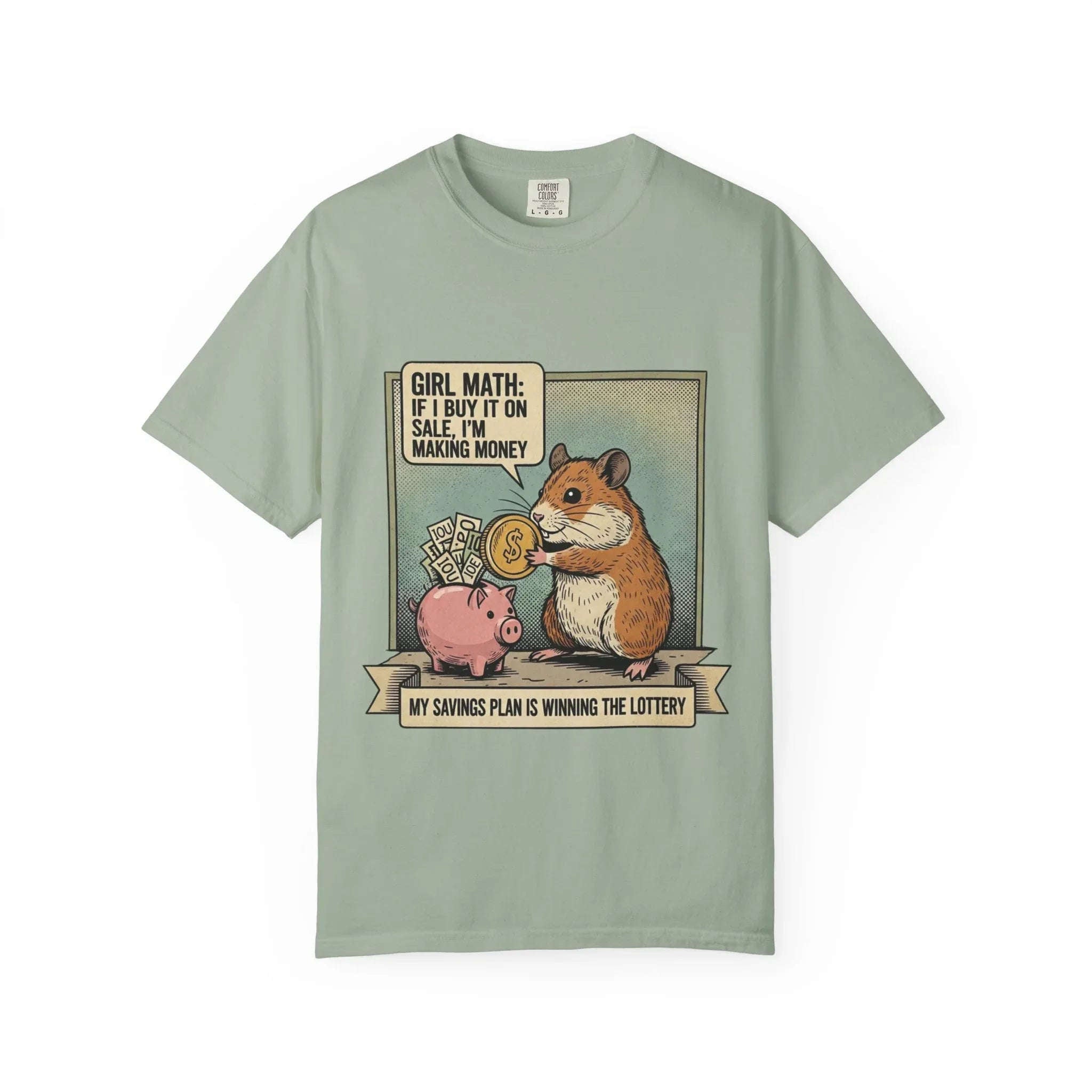 Funny Opossum "I Identify As Rich" Shirt - Sarcastic Inflation Arch-Nemesis Tee - Broke Life Screaming Opossum Graphic T-Shirt - Relatable Adulting Humor Gift - Vintage Dark Humor Streetwear Bay