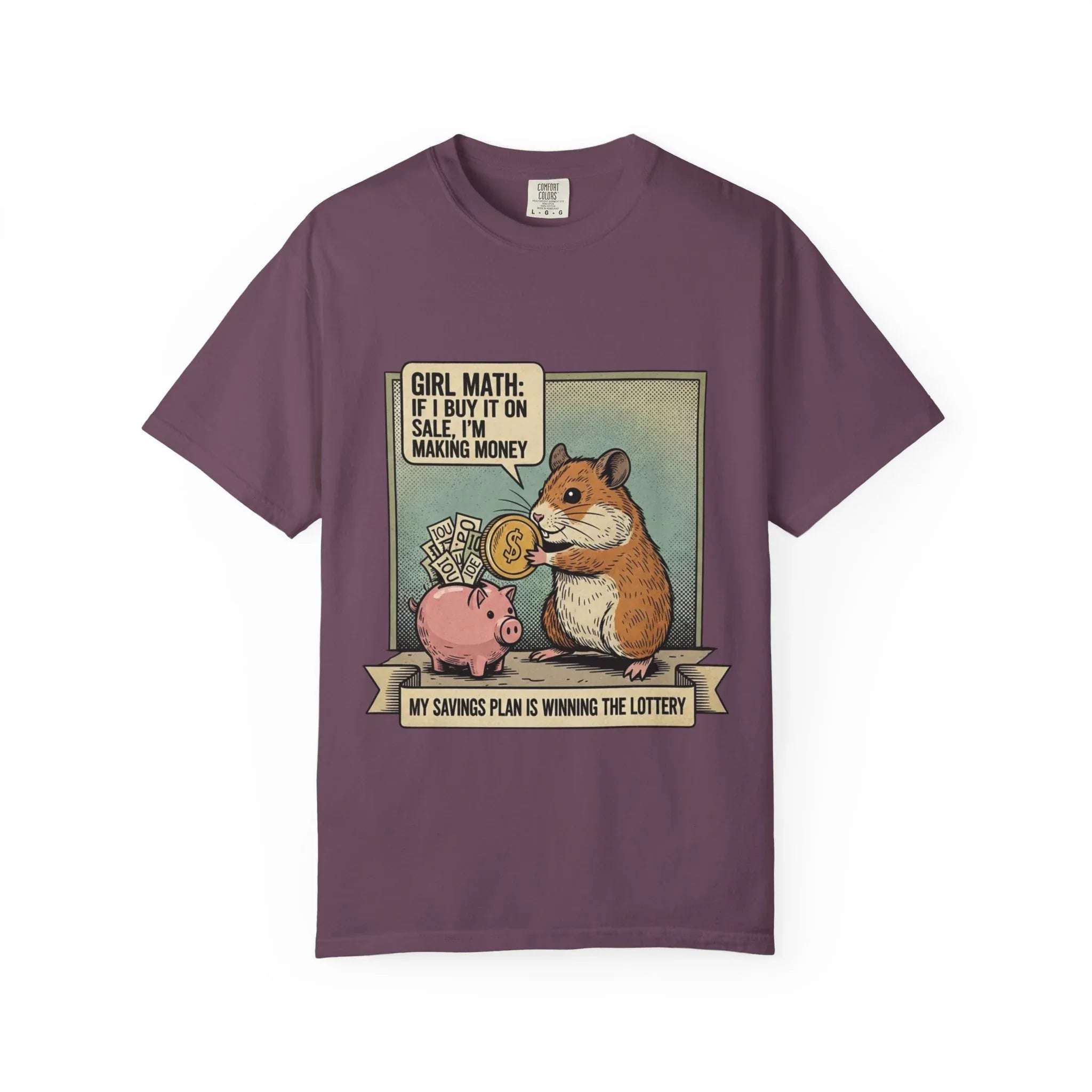Funny Opossum Shirt I Identify As Rich Tee Inflation Arch-Nemesis Broke Life Gift Screaming Opossum Sarcastic Adulting Currently Accepting Berry M