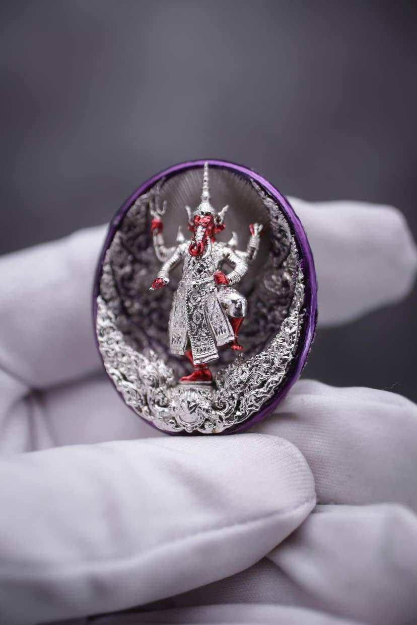 Thai Ganesh Coin Amulet Ekadanta Edition for Wealth and Prosperity