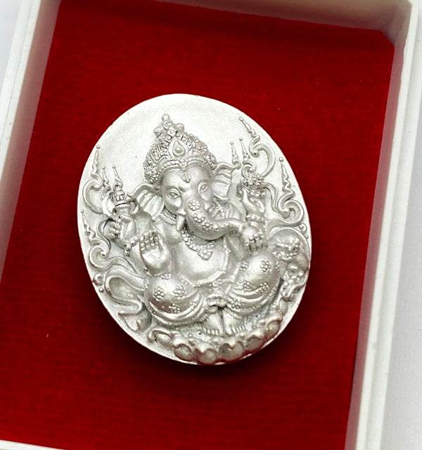 Ganesha Amulet Coin – Wat Kaew Jam Fah, Sirimongkhon 82 Edition | 3K Bronze Plated ร้านค้าของฉัน 3kพื้นเหรียญ ง.ซาติน พื้นเหรียญทองซาติน 3kพื้นเหรียญพิ้งค์ พื้นเหรียญทองซาติน-3kพื้นเหรียญพิ้งค์-3kพื้นเหรียญ ง.ซาติน-3kพื้นเหรียญทองซาติน-รมดำขัดเงาบางส่วน-พื้นเหรียญพิ้งค์โกลด-พื้นเหรียญเงินซาติน-
