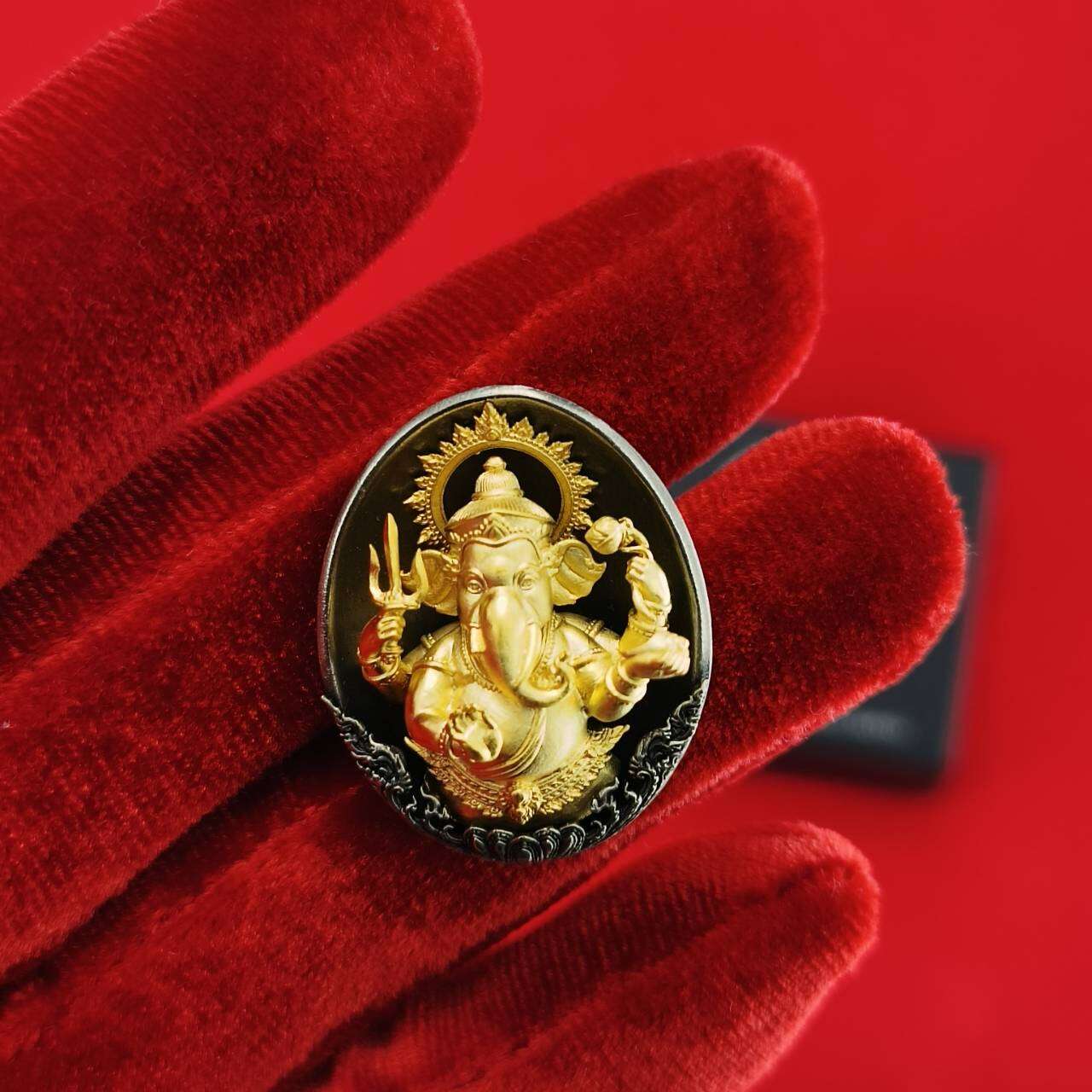 Ganesha Kanapathi Amulet from Luang Pu Yoon, Wat Nong Pa Mak - Blessed Protection Default Title