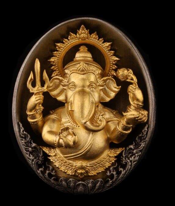 Ganesha Kanapathi Amulet from Luang Pu Yoon, Wat Nong Pa Mak - Blessed Protection