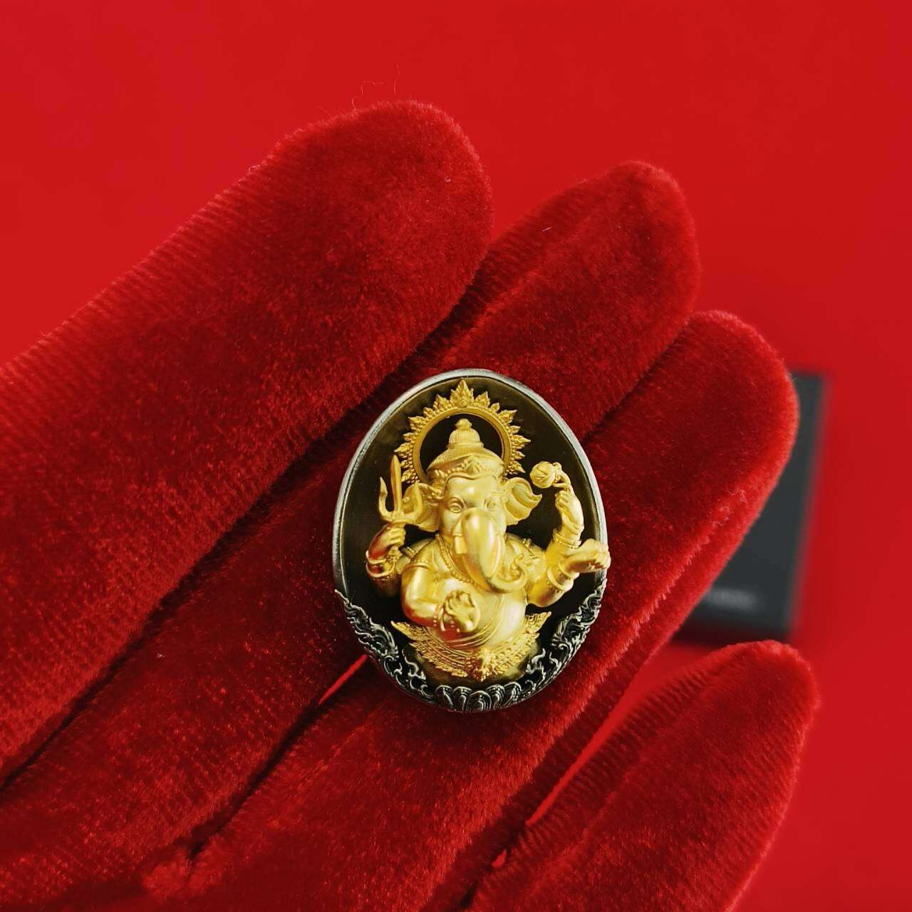 Ganesha Kanapathi Amulet from Luang Pu Yoon, Wat Nong Pa Mak - Blessed Protection