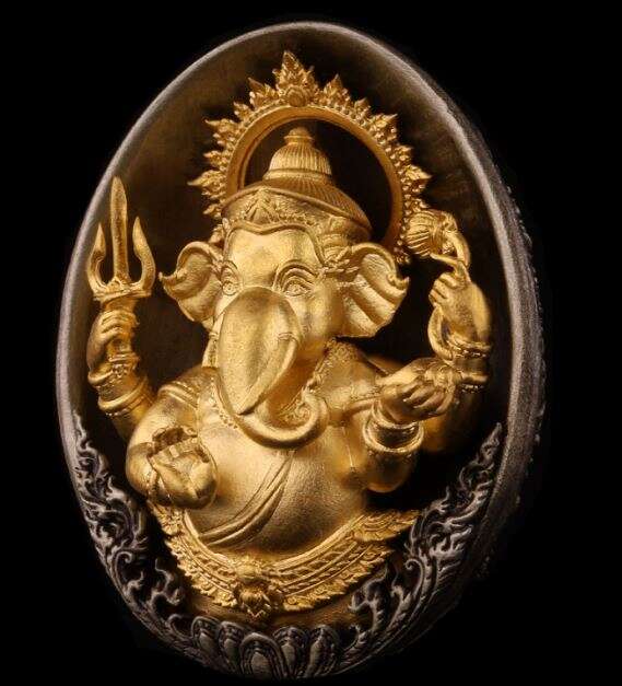 Ganesha Kanapathi Amulet from Luang Pu Yoon, Wat Nong Pa Mak - Blessed Protection