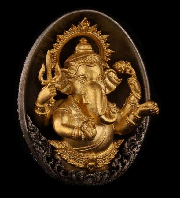 Ganesha Kanapathi Amulet from Luang Pu Yoon, Wat Nong Pa Mak - Blessed Protection