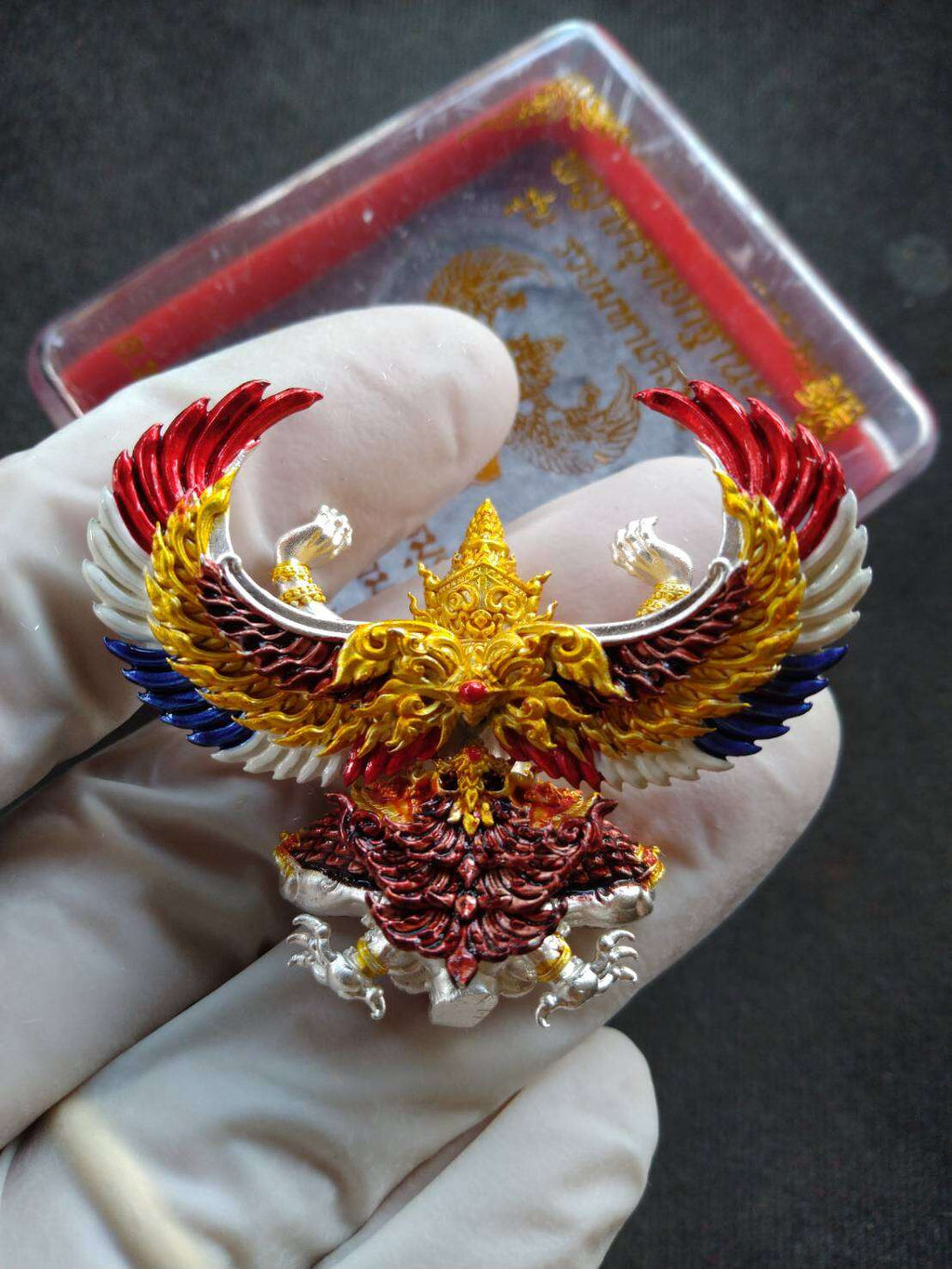 Garuda Phaya Krut Yok Tana Amulet - Authentic Thai Garuda Amulet for Ultimate Protection