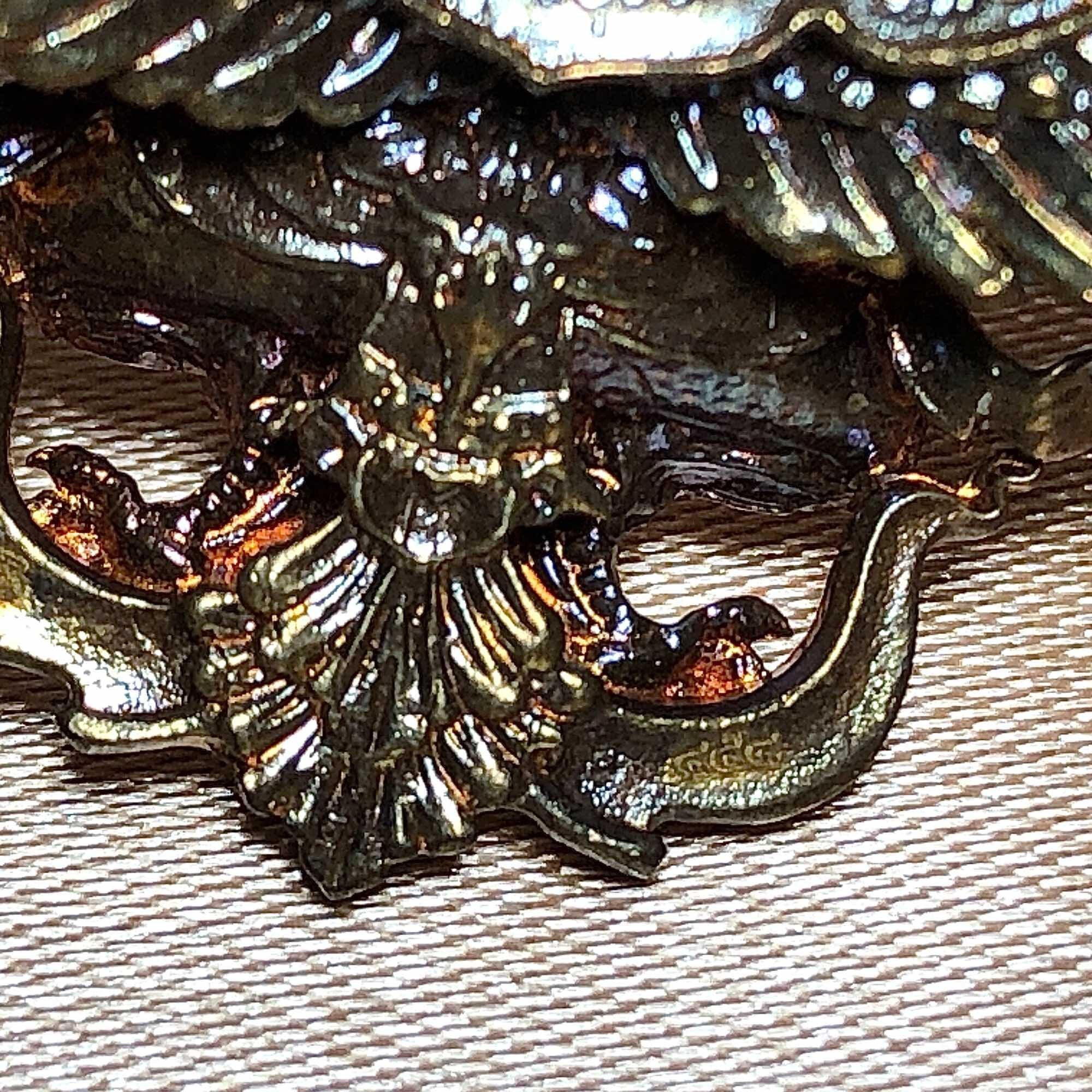 Garuda Tiger Hamsa Pendant for Spiritual Strength and Safety