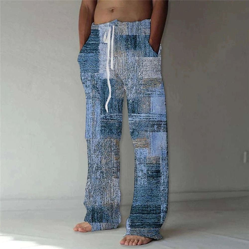 ✨ Geometric Matrix 3D Visionary Beach Shorts: Men's Quick-Dry Elastic Waist Vacation Trunks & High-Definition Color-Block Graphic Casual Shorts (2026 Edition) D16PHH2521821097