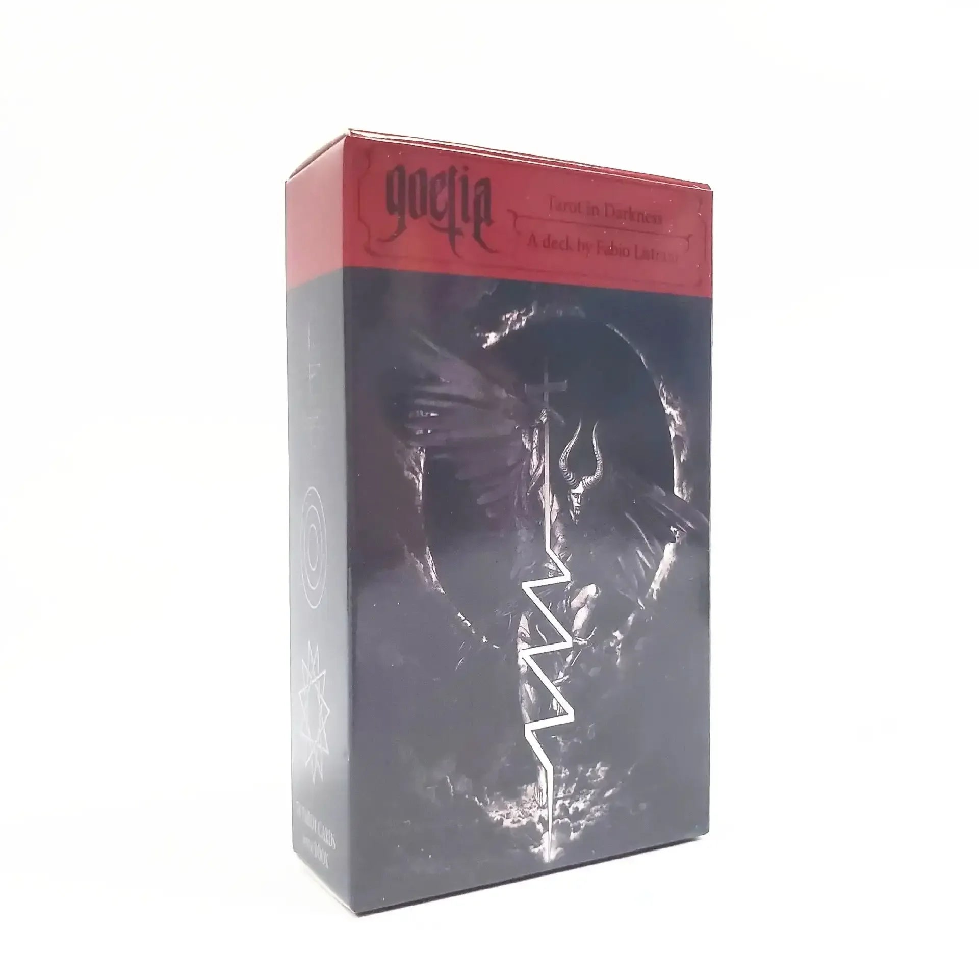 🌑Goetia Tarot in Darkness – Mysterious 78-Card Deck Featuring Lesser Key of Solomon Demons with Modern Psychological Interpretation แสงสีเขียว