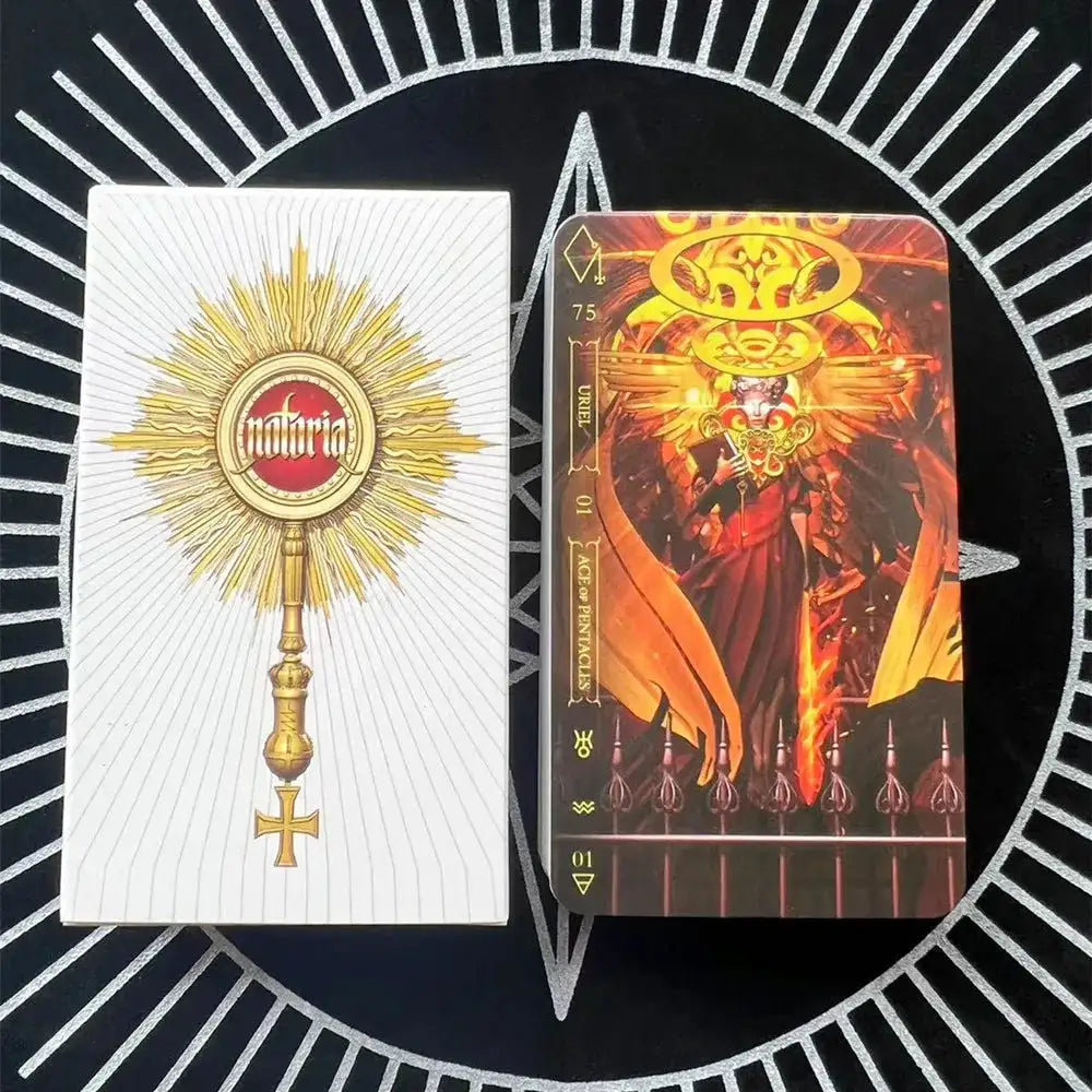 🌑Goetia Tarot in Darkness – Mysterious 78-Card Deck Featuring Lesser Key of Solomon Demons with Modern Psychological Interpretation