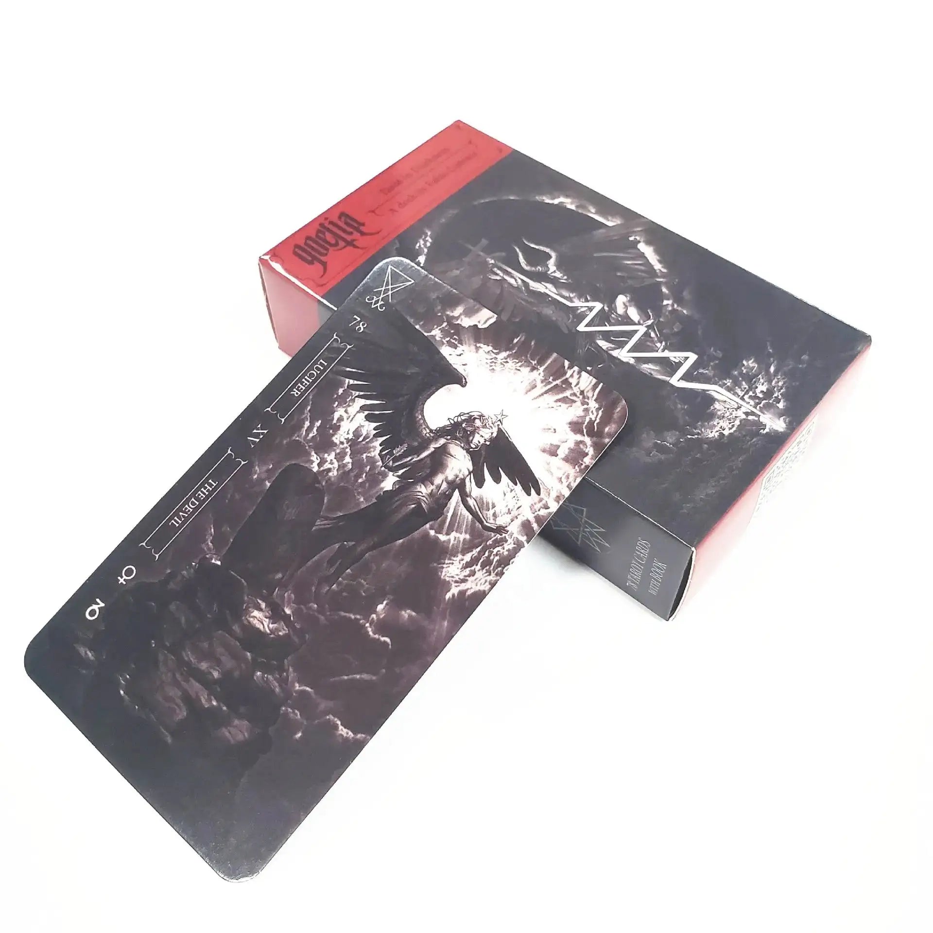 🌑Goetia Tarot in Darkness – Mysterious 78-Card Deck Featuring Lesser Key of Solomon Demons with Modern Psychological Interpretation