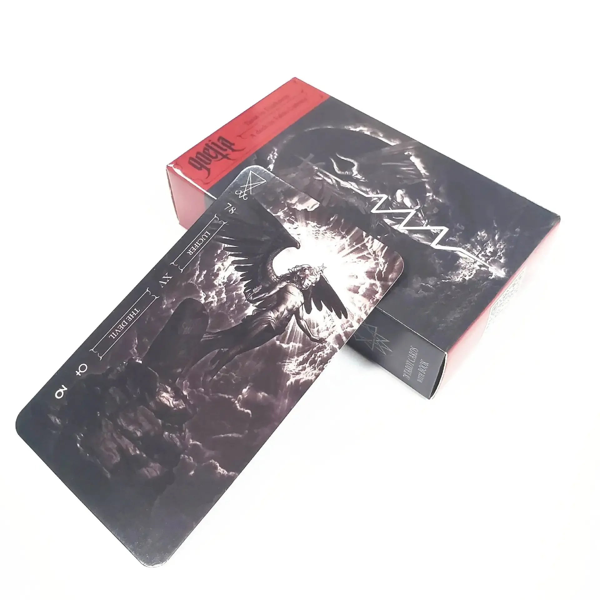 🌑Goetia Tarot in Darkness – Mysterious 78-Card Deck Featuring Lesser Key of Solomon Demons with Modern Psychological Interpretation