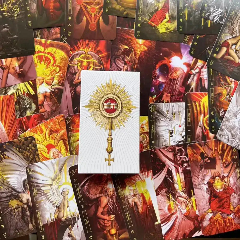 🌑Goetia Tarot in Darkness – Mysterious 78-Card Deck Featuring Lesser Key of Solomon Demons with Modern Psychological Interpretation