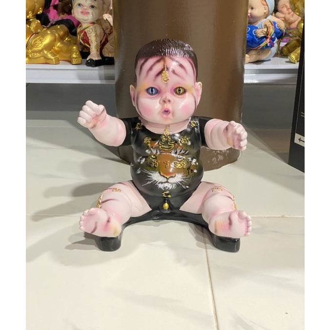 Golden Kumara Wealth Amulet Figurine One-Sake.com ฟ้า / M ดำ / M ขาว / M ดำ / M-ขาว / M-ฟ้า / M-