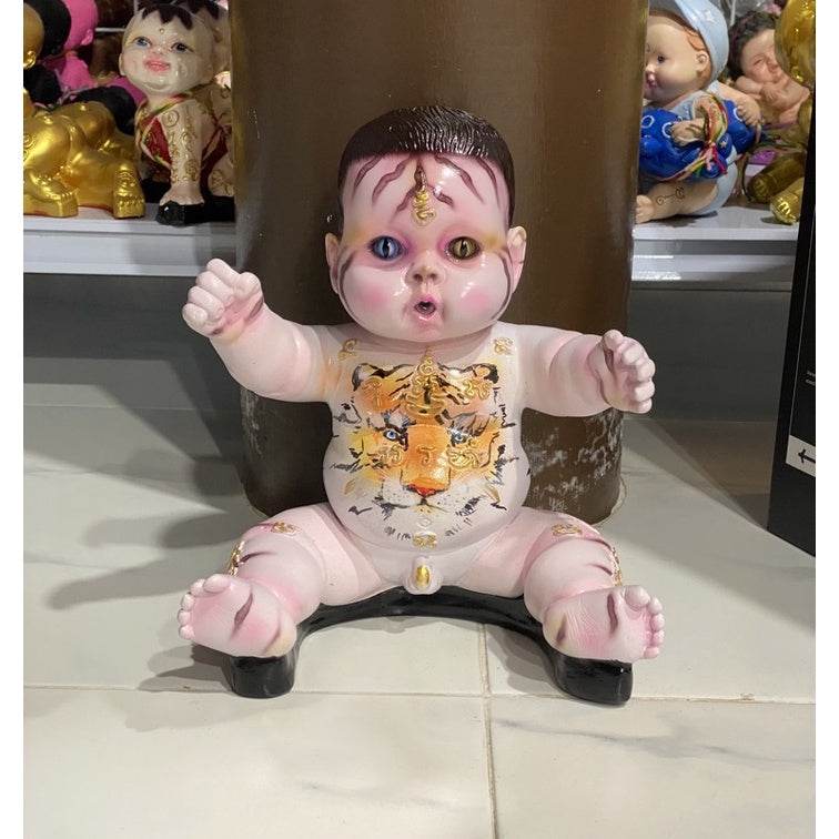 Golden Kumara Wealth Amulet Figurine One-Sake.com ฟ้า / M ดำ / M ขาว / M ดำ / M-ขาว / M-ฟ้า / M-