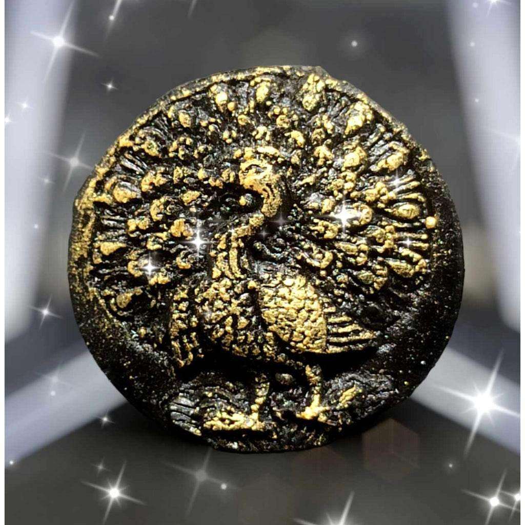 Golden Peacock Amulet - Authentic Thai Home Blessing for Prosperity Default Title