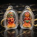 Great Fortune Si Hu Ha Ta Maha Heng Samrit Red Enamel - Khru Ba Kham Fan Wat Ko Chok 2023 Thai Blessing Co By RURUECHA