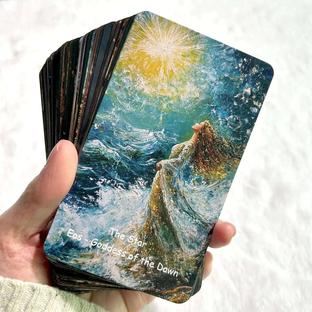 🏺 Greek Mythology Tarot Deck – 78 Cards (70x120mm) | Classic Divination & Rune Board Game with Innovative Illustrations