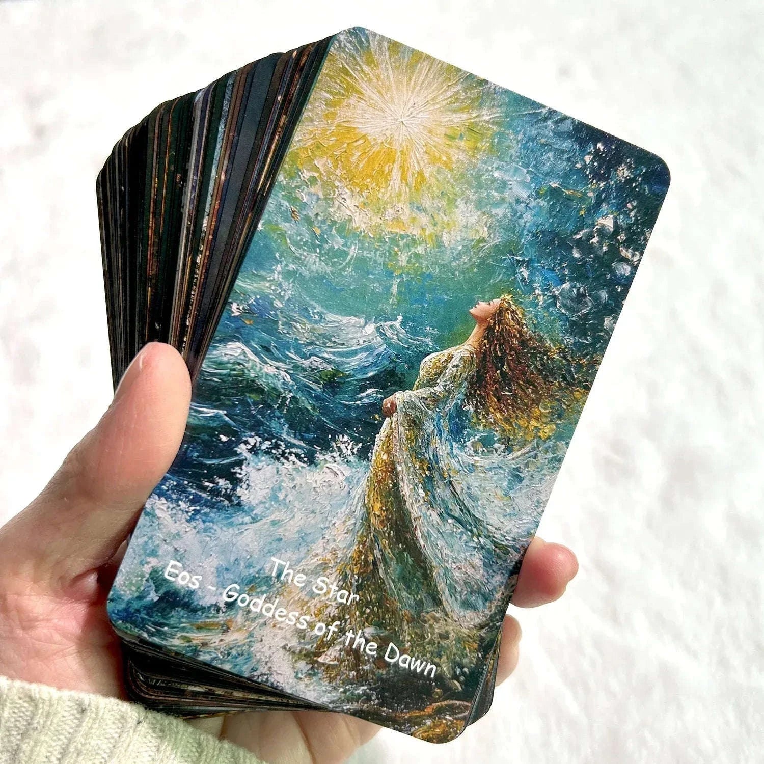🏺 Greek Mythology Tarot Deck – 78 Cards (70x120mm) | Classic Divination & Rune Board Game with Innovative Illustrations