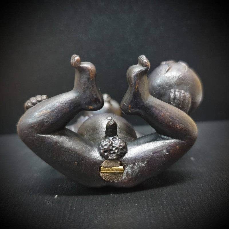 Guardian boy wealth figurine crafted for Feng Shui practices and enhancing prosperity