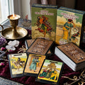 Gypsy Oracle Deck (52 Pcs Sibilla della Zingara Edition) - 350GSM Double-Embossed 19th-Century Reproduction Multilingual Cards for Intuitive Guidance & Oracle Collectors Thai Blessing Co By RURUECHA