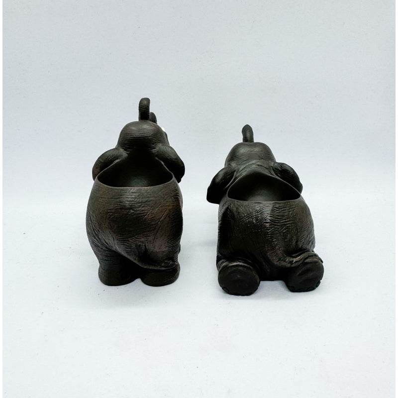 Handcrafted Resin Elephant Decor Egg Holder - Unique Home Accent for Stylish Interiors