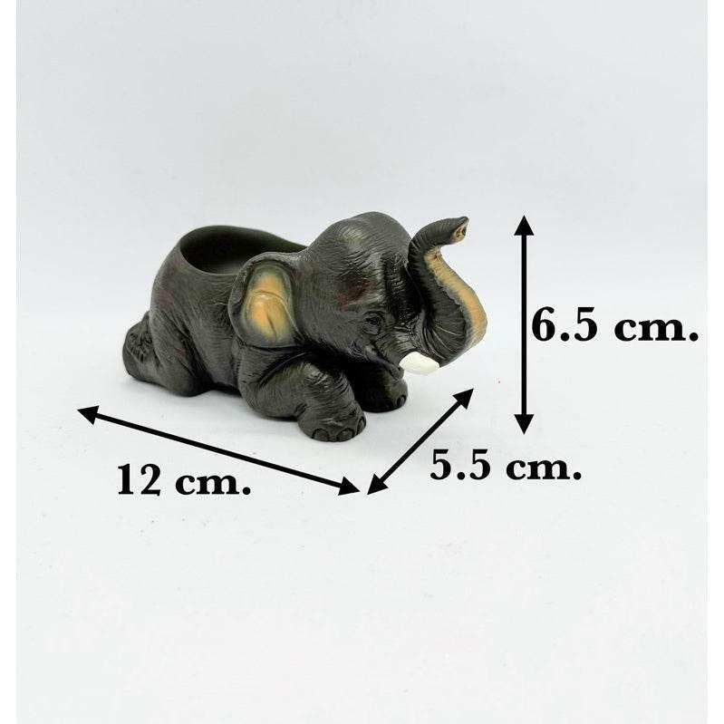 Handcrafted Resin Elephant Decor Egg Holder - Unique Home Accent for Stylish Interiors