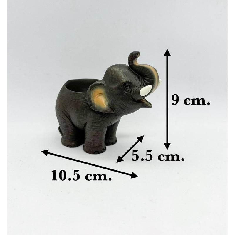 Handcrafted Resin Elephant Decor Egg Holder - Unique Home Accent for Stylish Interiors