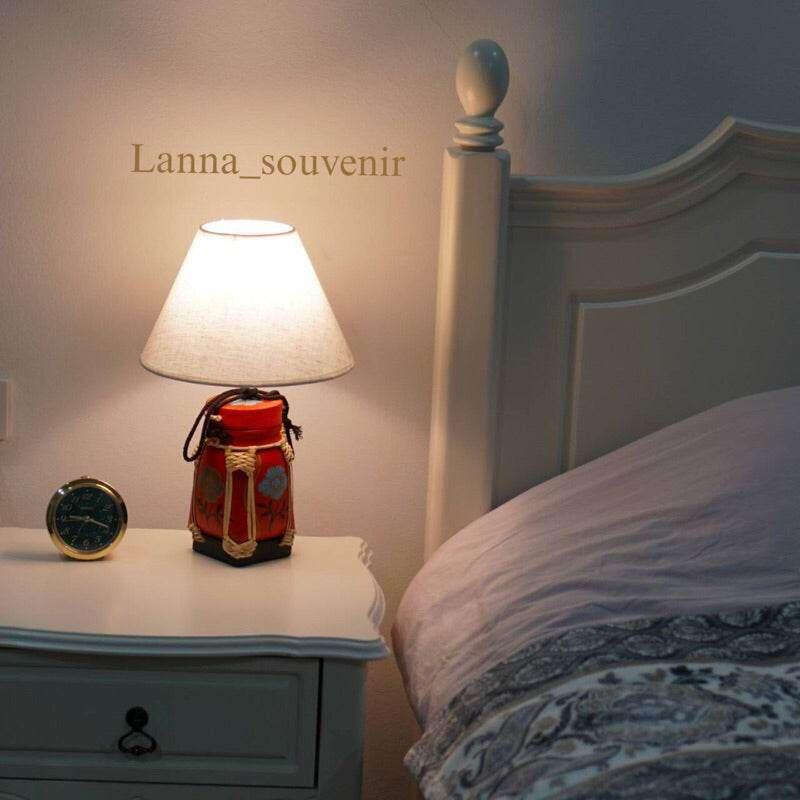 Handmade Bamboo Lamp for Elegant Bedroom Decor D