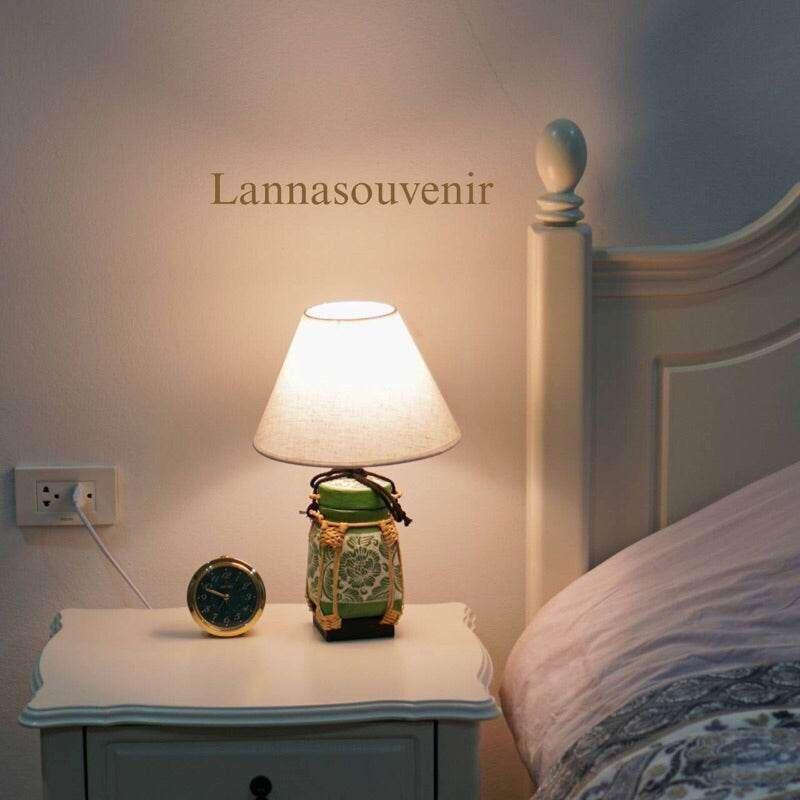 Handmade Bamboo Lamp for Elegant Bedroom Decor G