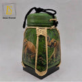 Handmade Thai Bamboo Rice Box - Thai Kratip Khao Storage Jar for Rice and Grains B91 Premium paint