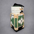 Handmade Thai Rice Basket Vase - Mini Lanna Bamboo Decorative Jar A43