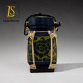 Handmade Thai Rice Basket Vase - Mini Lanna Bamboo Decorative Jar A24