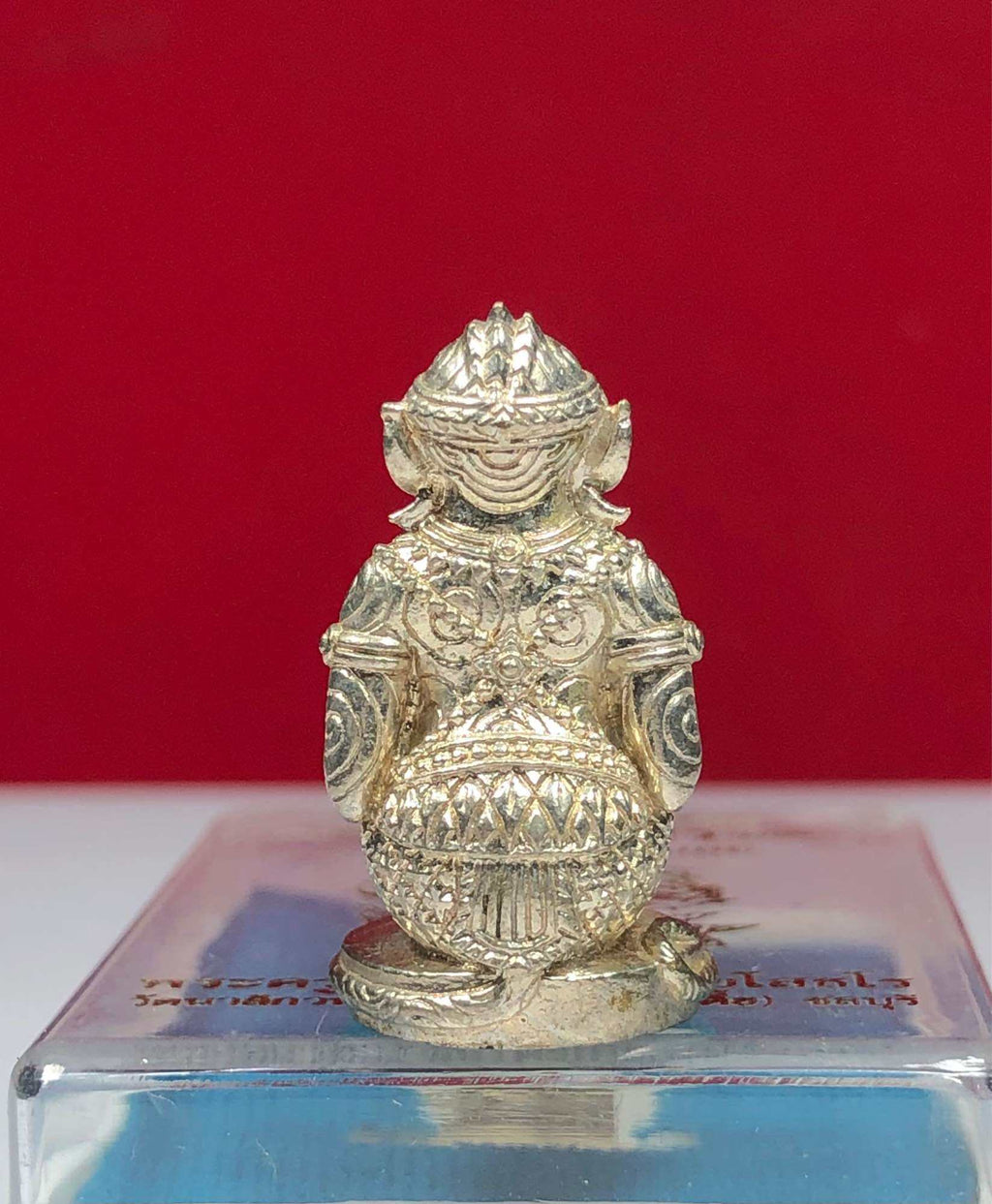 Hanuman Amulet Gold Figurine - Thai Ornament for Protection and Prosperity