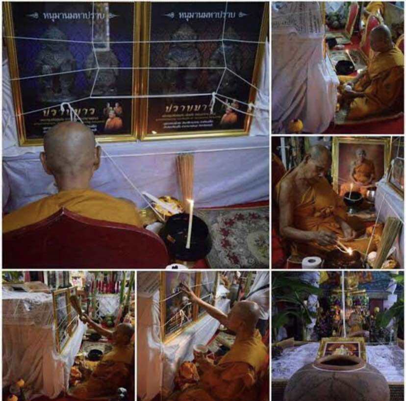 Hanuman Amulet Gold Figurine - Thai Ornament for Protection and Prosperity