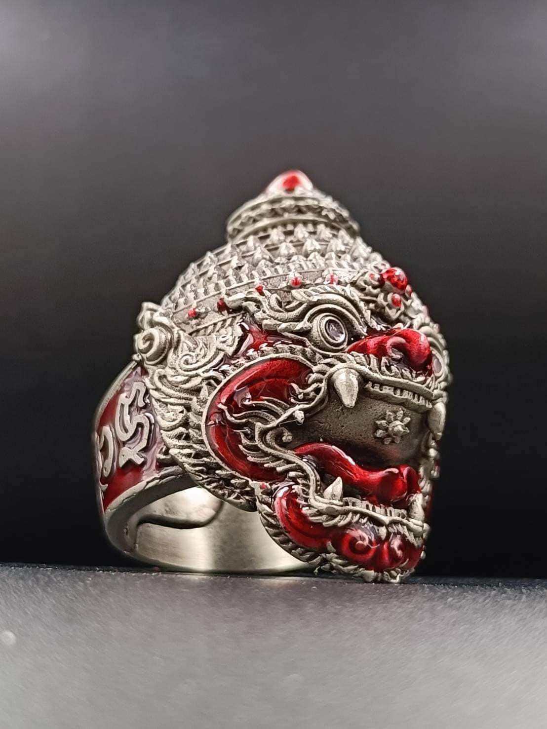 Hanuman Ring for Protection, Strength, and Luck - Sacred Symbol of Devotion and Courage