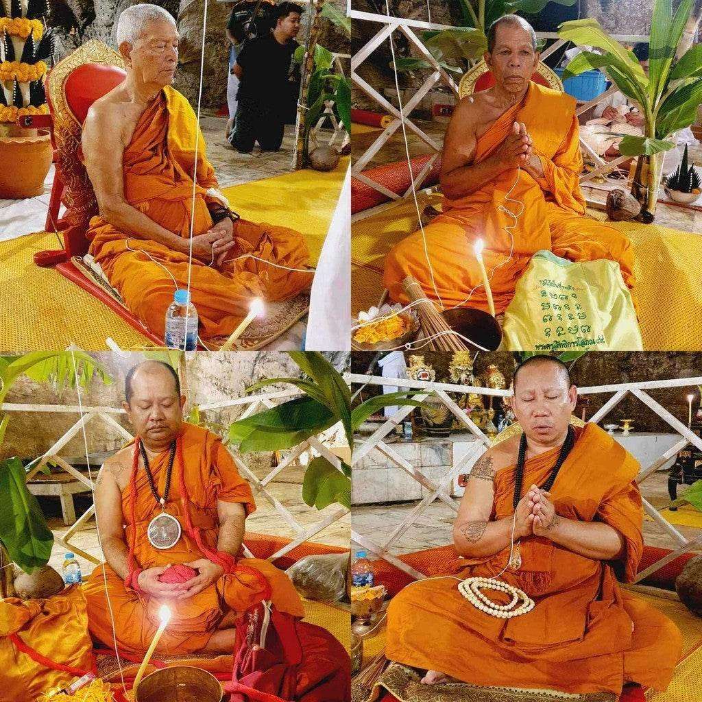 Hea Aor Anti-Weakening Talisman - Wat Khao Or Lineage Copper & Herbal Blend, Numbered & Stamped