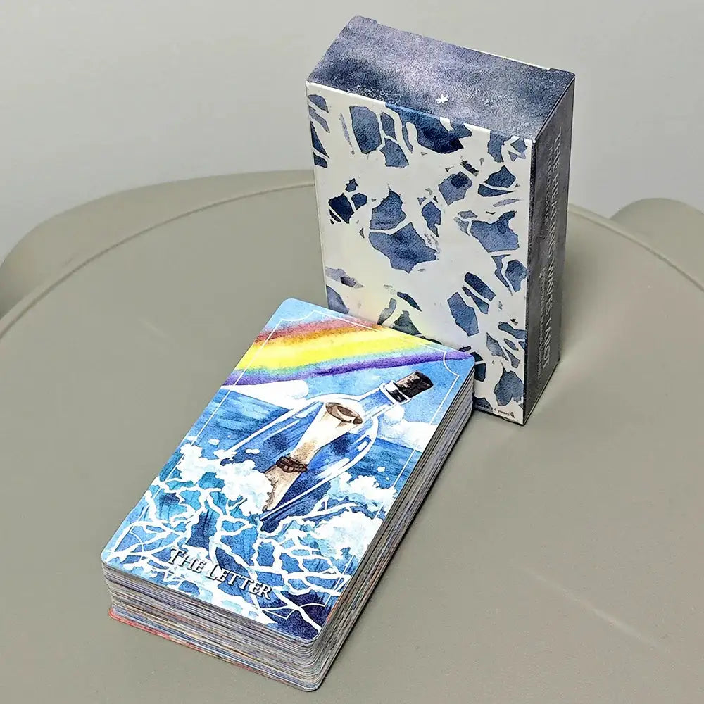 Healing Waves Tarot Deck – 78 Pcs | Compact 10.3 x 6 cm | Combining the Healing Aspect of Mother Nature and Art Into Unique Tarot Artwork Default Title