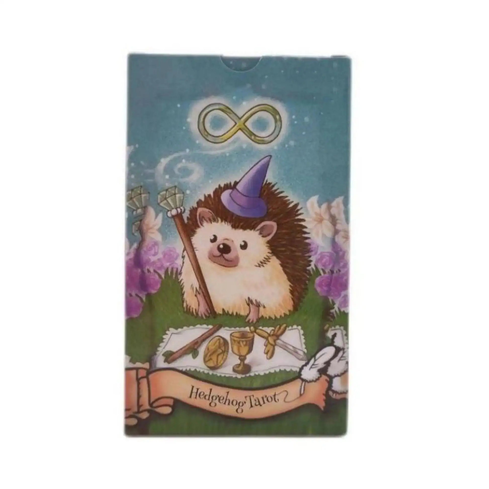 🦔 Hedgehog Tarot Deck – 78-Card Beginner-Friendly Rider-Waite Inspired Oracle & Divination Game | Pocket Size 12x7cm