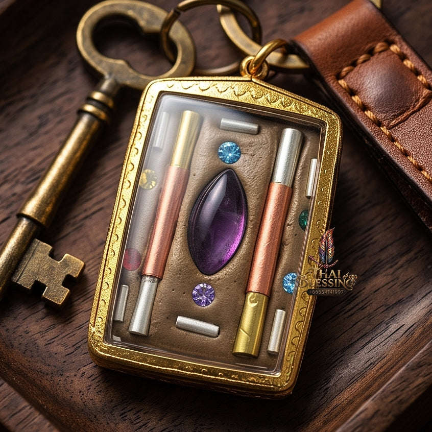 High-Conversion Wealth & Charismatic Attraction Catalyst Locket Kumanthong Edition Phongphraikuman & Sacred Wealth Powders Phra Achan Supphasit Thai Blessing Co By RURUECHA