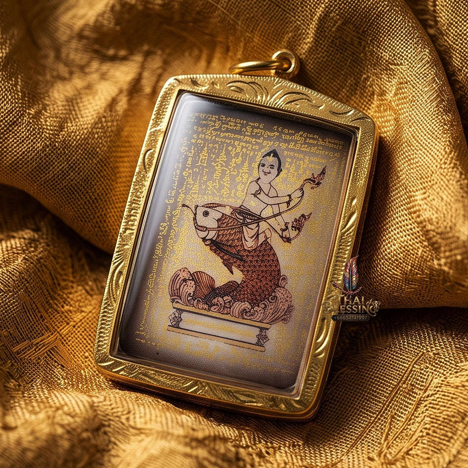 High-Conversion Wealth & Charismatic Attraction Catalyst Locket Kumanthong Edition Phongphraikuman & Sacred Wealth Powders Phra Achan Supphasit Thai Blessing Co By RURUECHA